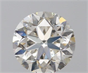 0.90 Carats, Round with Good Cut, I Color, VS2 Clarity and Certified by GIA