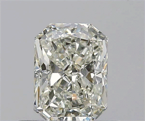0.50 Carats, Radiant K Color, VS1 Clarity and Certified by GIA