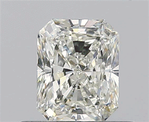 0.50 Carats, Radiant J Color, SI1 Clarity and Certified by GIA