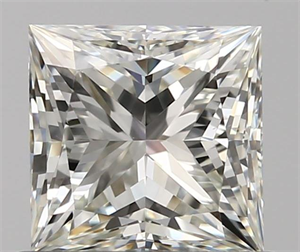 0.70 Carats, Princess J Color, VS2 Clarity and Certified by GIA
