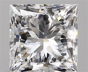 0.70 Carats, Princess E Color, SI1 Clarity and Certified by GIA