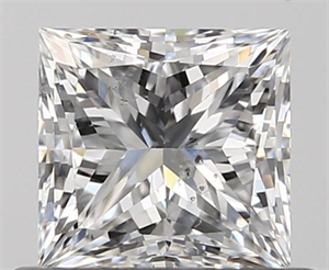 0.60 Carats, Princess E Color, SI2 Clarity and Certified by GIA