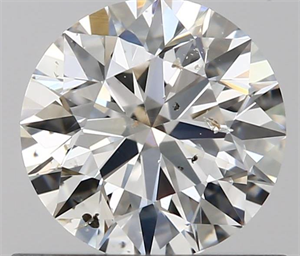 Picture of 0.70 Carats, Round with Excellent Cut, I Color, SI2 Clarity and Certified by GIA