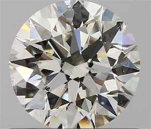 Picture of 0.76 Carats, Round with Excellent Cut, K Color, SI2 Clarity and Certified by GIA