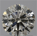 0.70 Carats, Round with Very Good Cut, L Color, I1 Clarity and Certified by GIA