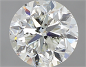 1.00 Carats, Round with Good Cut, J Color, SI2 Clarity and Certified by GIA
