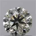 0.70 Carats, Round with Good Cut, L Color, SI1 Clarity and Certified by GIA
