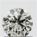 0.70 Carats, Round with Fair Cut, L Color, SI1 Clarity and Certified by GIA