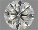0.81 Carats, Round with Very Good Cut, K Color, IF Clarity and Certified by GIA