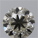 0.70 Carats, Round with Good Cut, M Color, SI1 Clarity and Certified by GIA