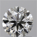 0.80 Carats, Round with Very Good Cut, H Color, SI1 Clarity and Certified by GIA