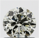 0.70 Carats, Round with Very Good Cut, M Color, I1 Clarity and Certified by GIA