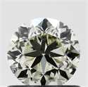 0.70 Carats, Round with Good Cut, N Color, SI2 Clarity and Certified by GIA