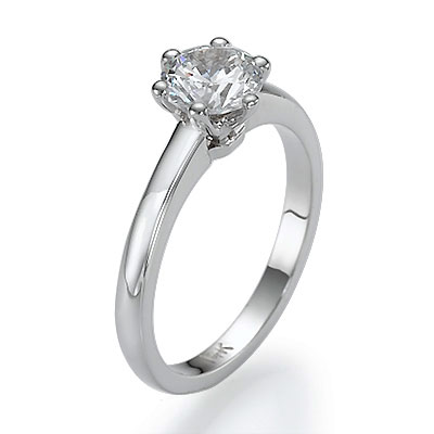 Tiffany solitaire Novo Replica 4 or 6 prongs