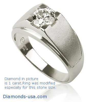 Men diamond ring for Rounds and Princess
