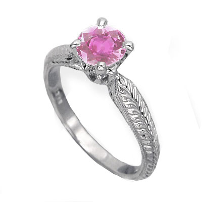 1carat high quality Pink Ceylon Sappire, Round
