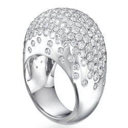 Bombay diamond Cocktail designers ring, 4.50 carats
