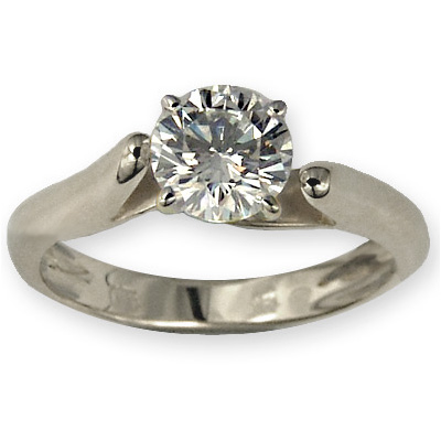 3.02 Carats, Radiant, Engagement ring, solitaire diamond