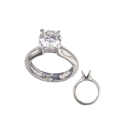 1.3 Carats, Princess, Engagement ring, solitaire diamond