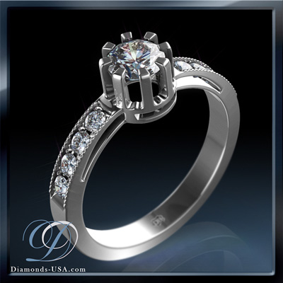 Circa 1900 replica, engagement ring