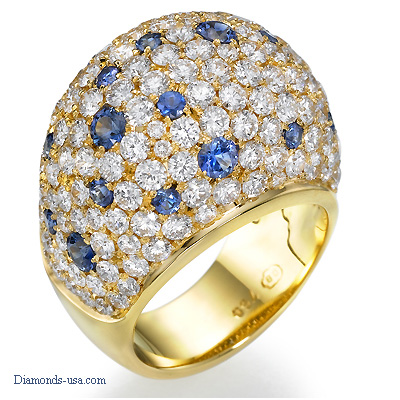 The diamonds bombe ring