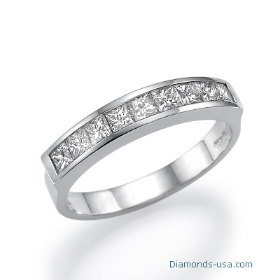 0.86 Carat Diamond  Anniversary and wedding band