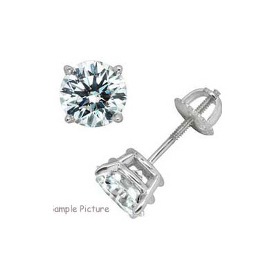 Half a carat Diamond earring studs