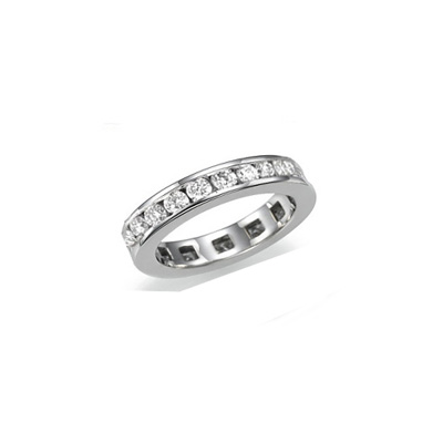 1.25 carats Round diamonds eternity band