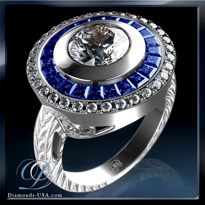 Victorian Replica Antique style Engagement ring