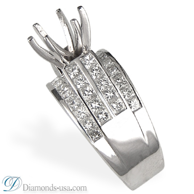 1.02 Carats, Marquise, Engagement and Wedding Diamond Rings Set