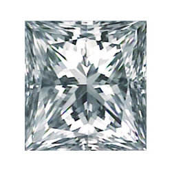 Picture of 1.80 Carats, Princess Diamond with Very Good Cut, H Color, SI1 Clarity and Certified by GIA