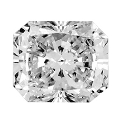 Picture of 0.86 Carats, Radiant Diamond with Ideal Cut, I Color, VS1 Clarity and Certified by GIA