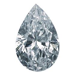0.40 quilates, De pera Diamante , Color D, claridad I1 y certificado por GIA