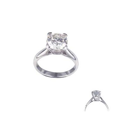 Cathedral engagement ring