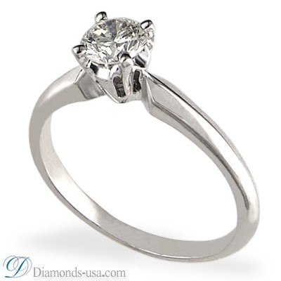 Designers 4 prongs solitaire ring