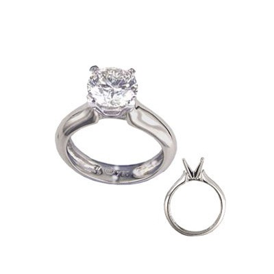 Heavy Contour Engagement ring