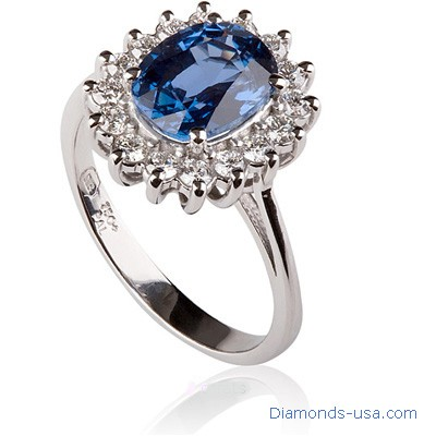 Anillo de compromiso de Kate Middleton Sapphire