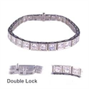 Picture of 2.10 Cts F VS, diamonds tennis bracelet.