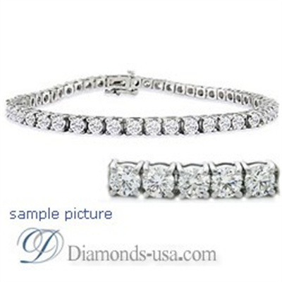 9.5 carat diamond Tennis Bracelet