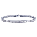 Picture of Princess diamonds Tennis Bracelet, 6.60 carats 