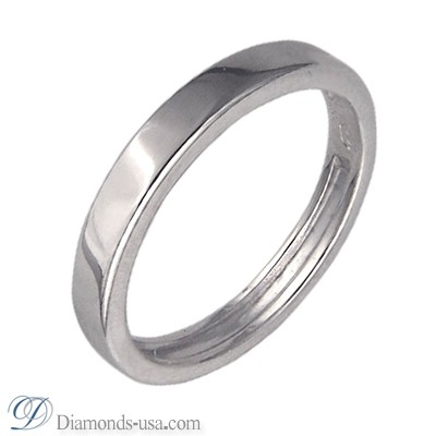 3mm and 4.5 mm Duo Wedding bands