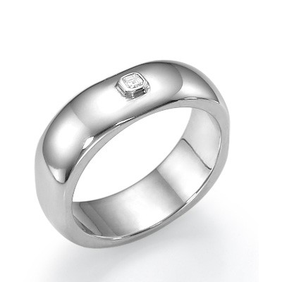 Anillo de boda o aniversario para hombre.