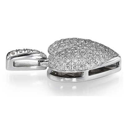 110 micro Pave set diamonds pendant