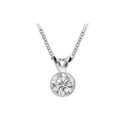 Picture of Bezel set Pendant for Round diamonds