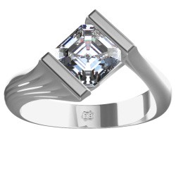 Solid Tension engagement ring