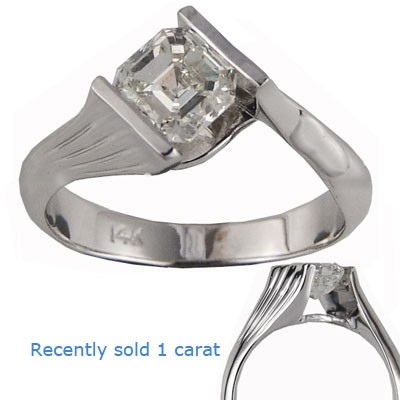 Solid Tension engagement ring