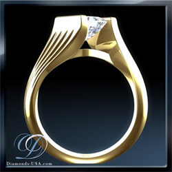 Picture of Solid Tension engagement ring
