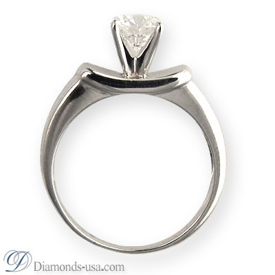 Solitaire diamond engagement  ring