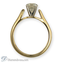 Picture of Solitaire diamond engagement Ring