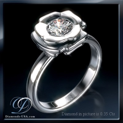 The Rose, Exclusive engagement ring settings